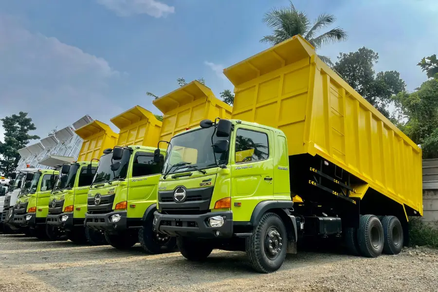 pasang ac dump truk