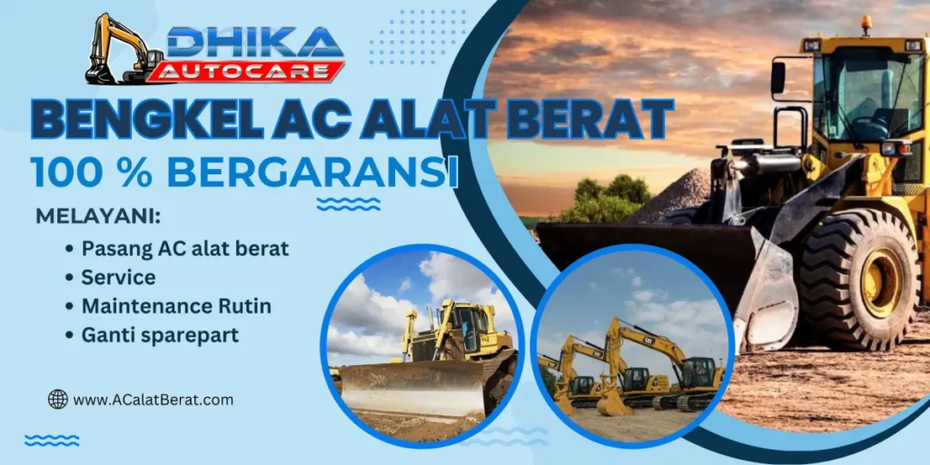 pasang ac alat berat