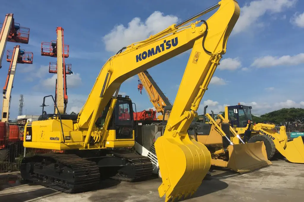 pasang ac alat berat excavator