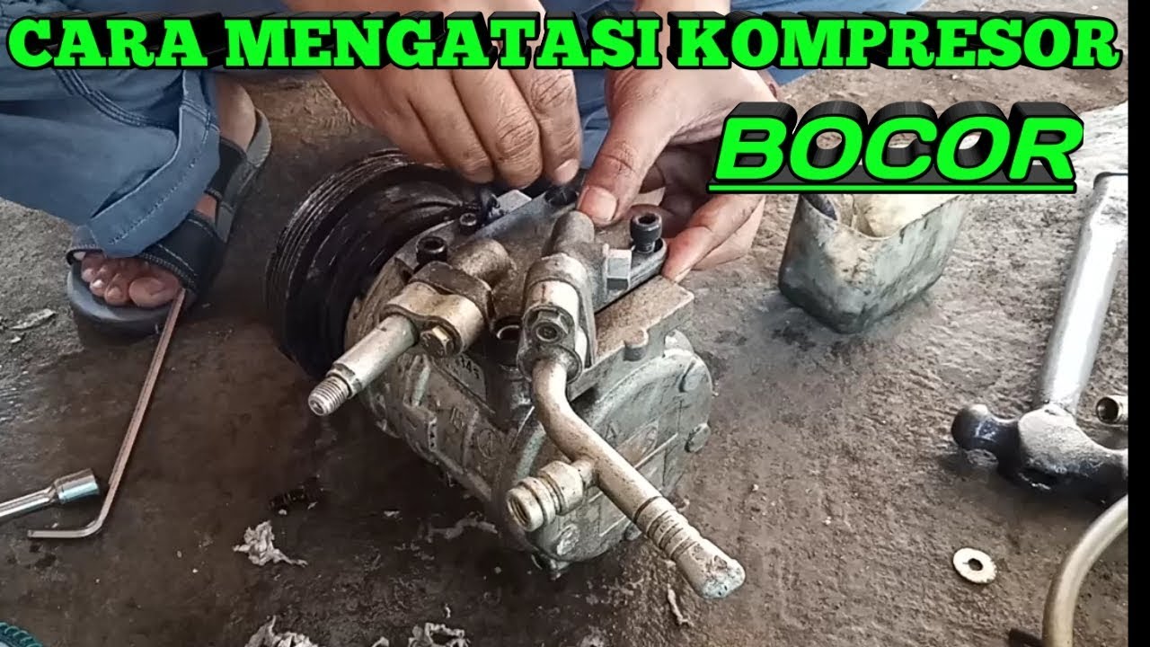 Perawatan rutin sistem AC alat berat